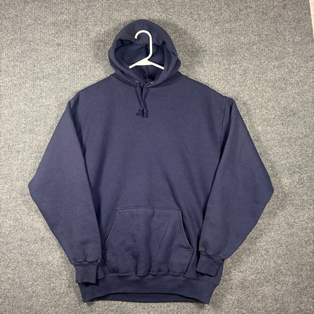 Vintage 80s Russell Athletic Super Weights Hoodie Mens XL Navy Blue Made in USA